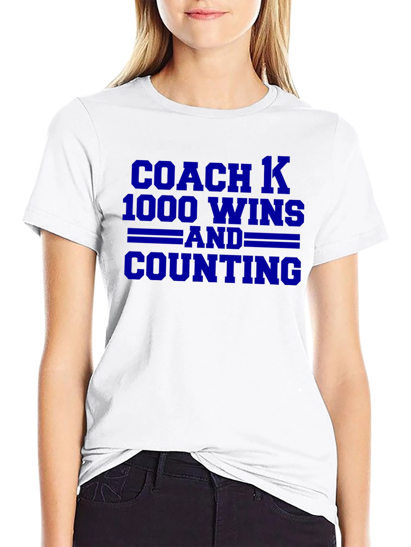 Camiseta Coach K 1000 Victorias y Sumando