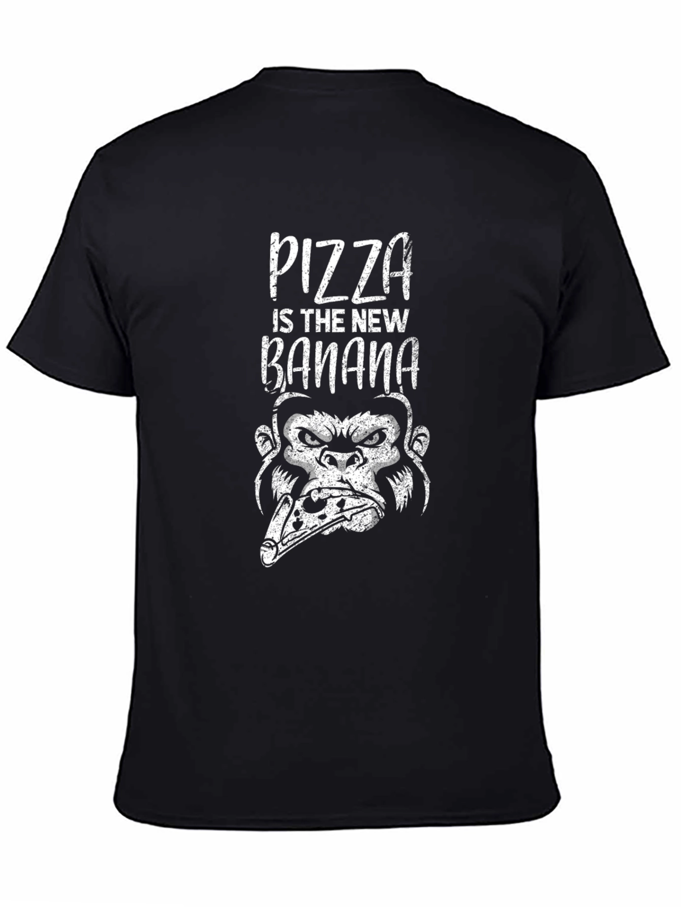 Camiseta Negra Pizza is the New Banana