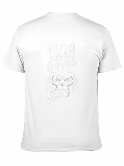 Camiseta Negra Pizza is the New Banana
