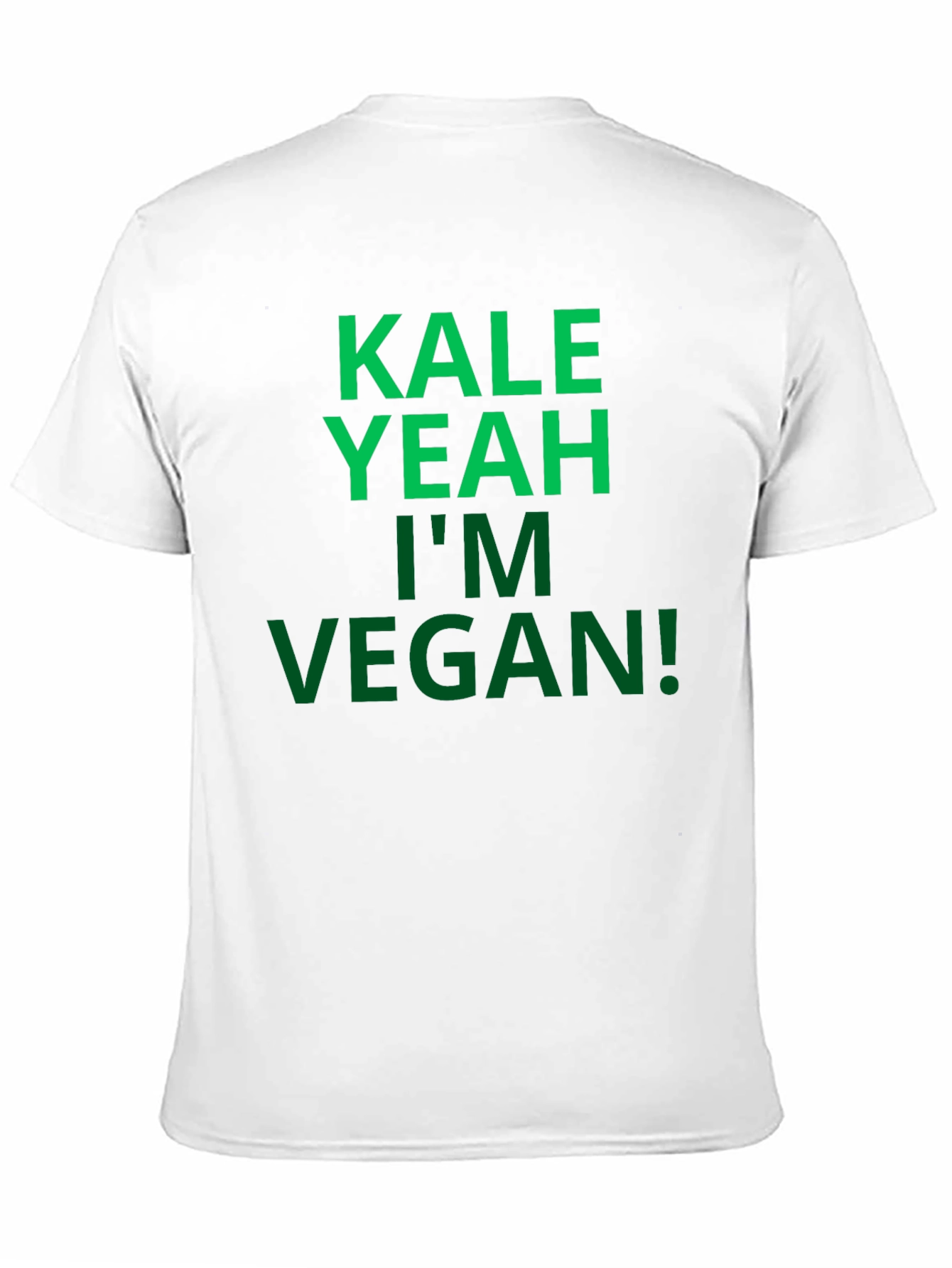 Camiseta Negra Vegana: Kale Yeah!