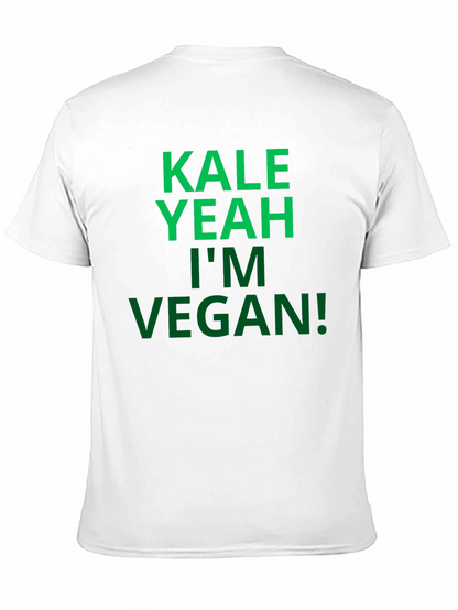 Camiseta Negra Vegana: Kale Yeah!