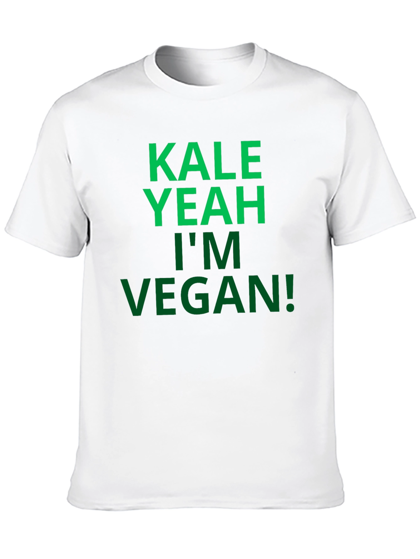 Camiseta Negra Vegana: Kale Yeah!