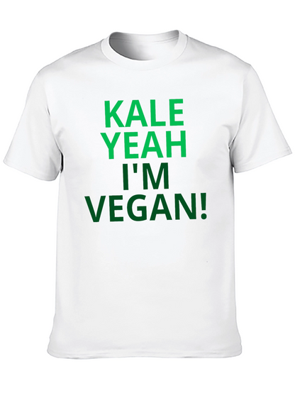 Camiseta Negra Vegana: Kale Yeah!
