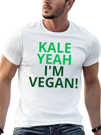 Camiseta Negra Vegana: Kale Yeah!