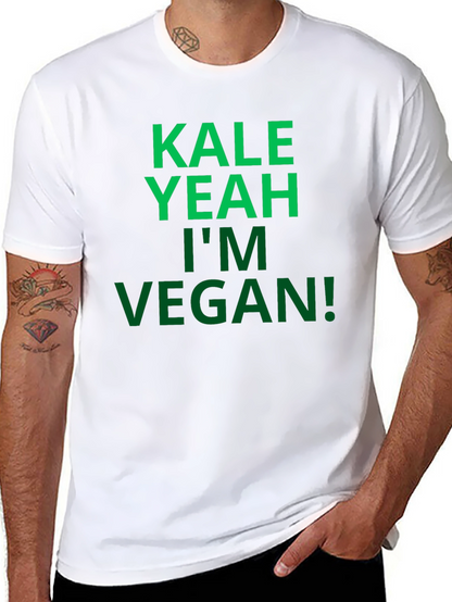 Camiseta Negra Vegana: Kale Yeah!