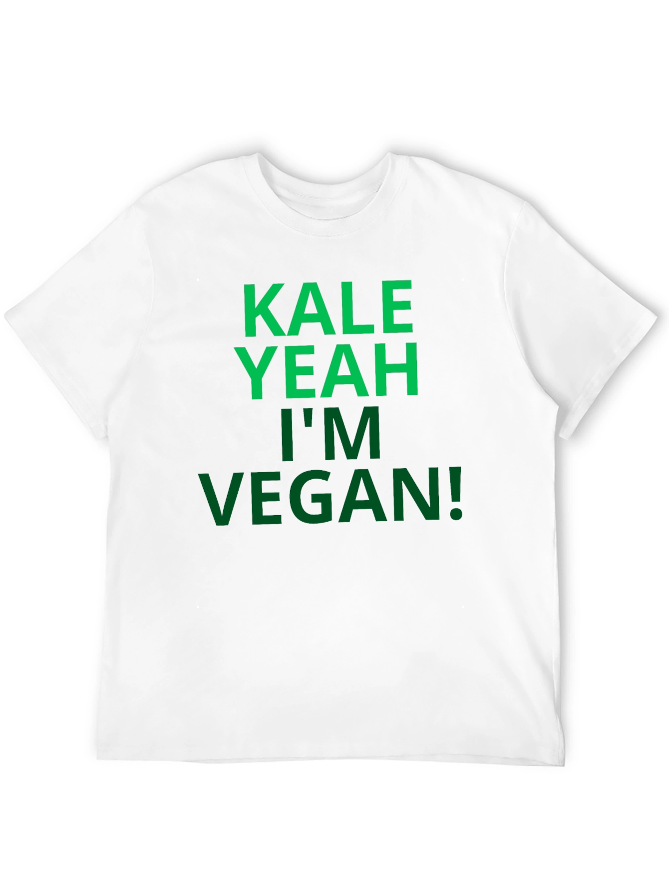 Camiseta Negra Vegana: Kale Yeah!