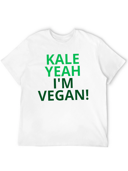 Camiseta Negra Vegana: Kale Yeah!