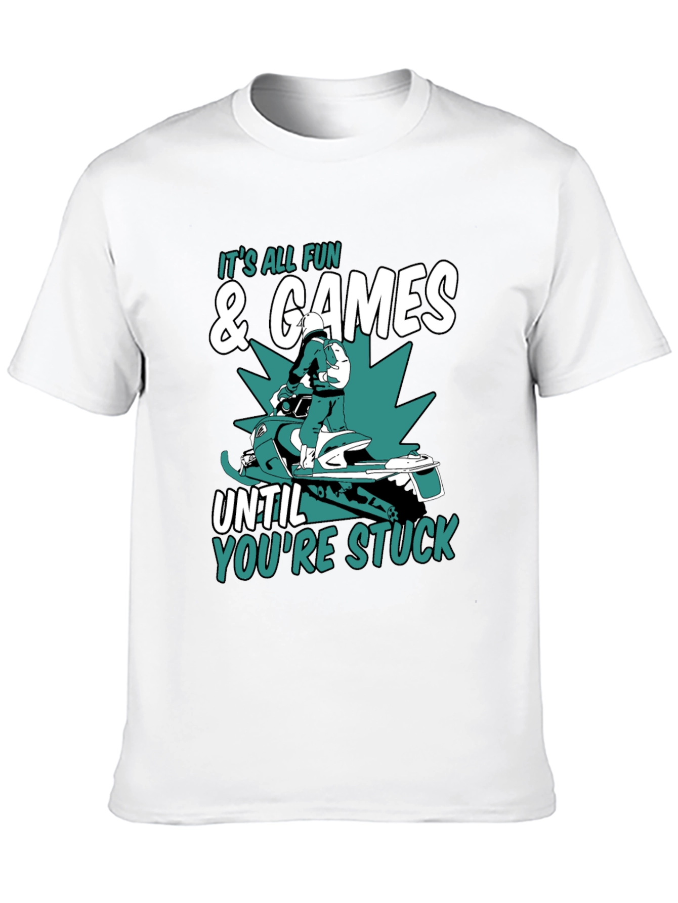Camiseta Gráfica: Diversión y Aventuras en la Nieve
