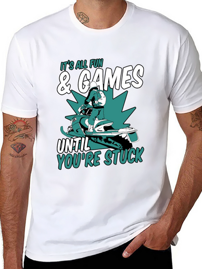 Camiseta Gráfica: Diversión y Aventuras en la Nieve