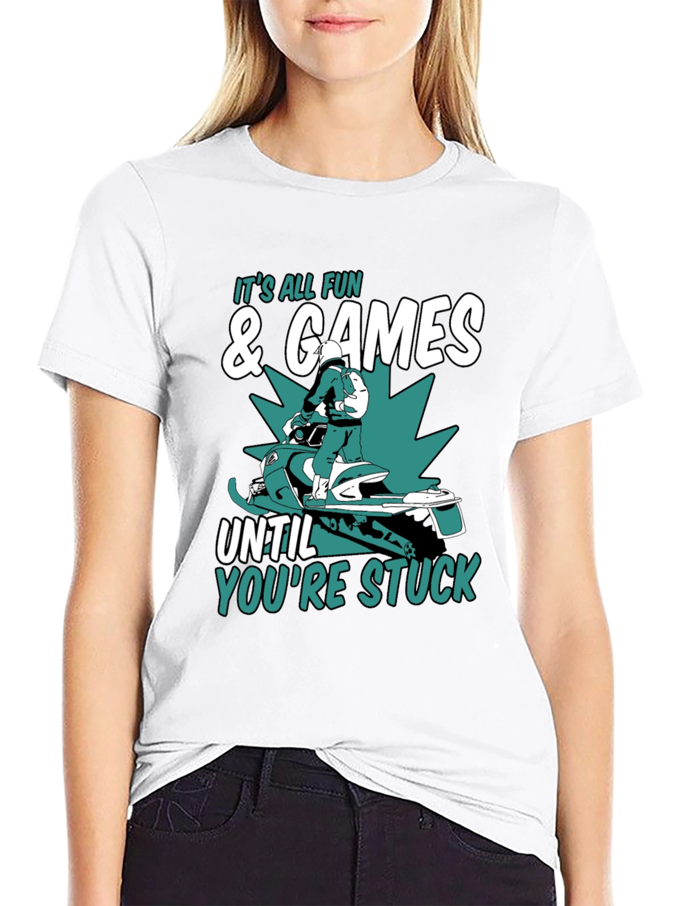 Camiseta Gráfica: Diversión y Aventuras en la Nieve