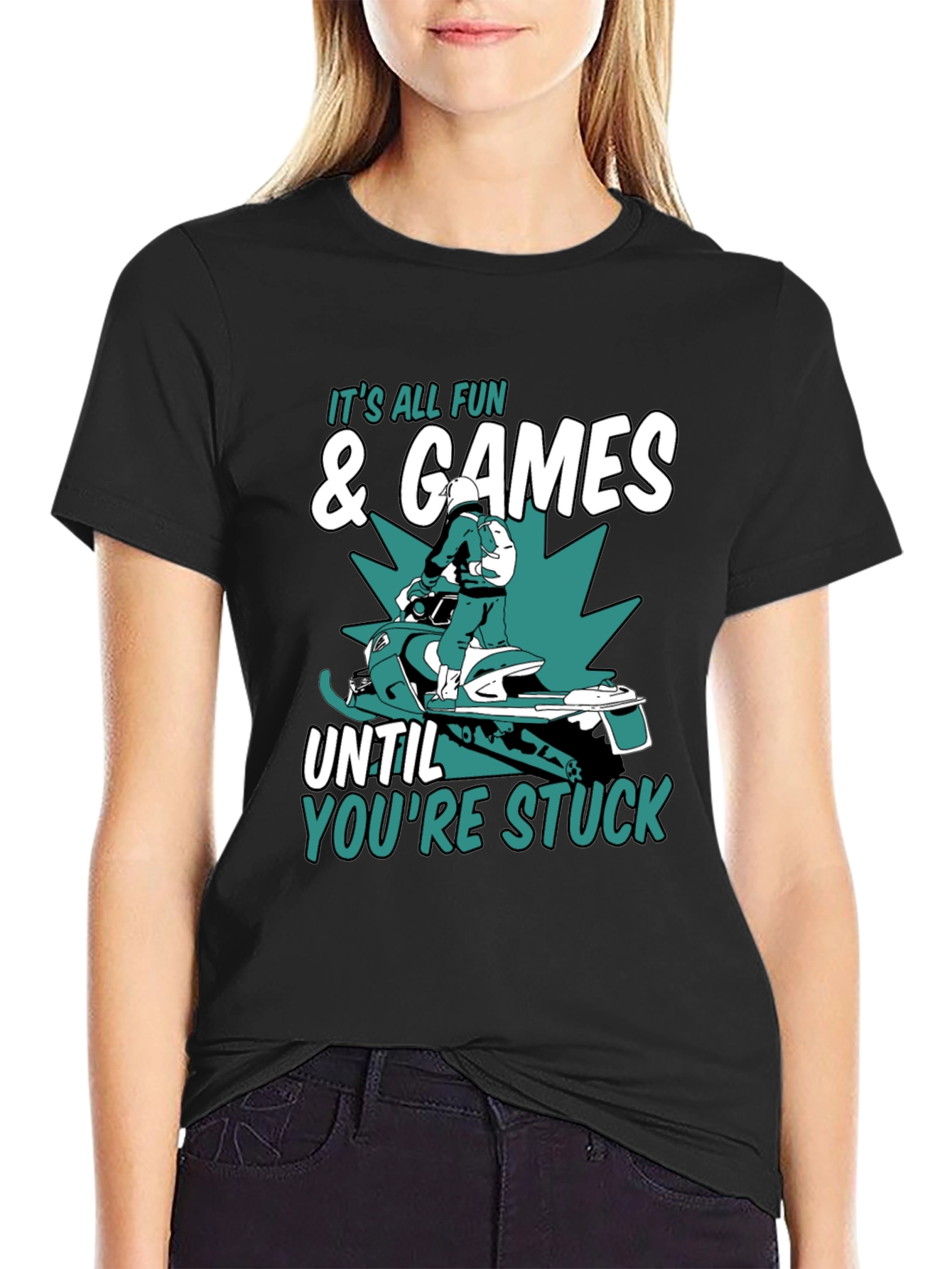 Camiseta Gráfica: Diversión y Aventuras en la Nieve