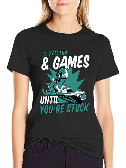 Camiseta Gráfica: Diversión y Aventuras en la Nieve