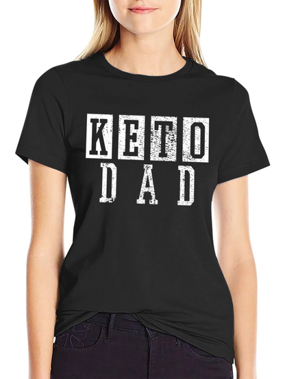 Camiseta Negra Keto Dad para Hombre