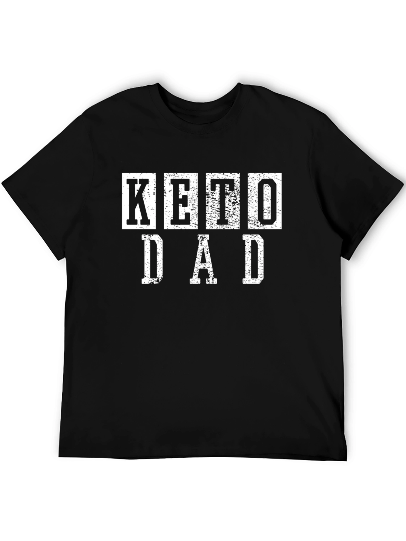 Camiseta Negra Keto Dad para Hombre