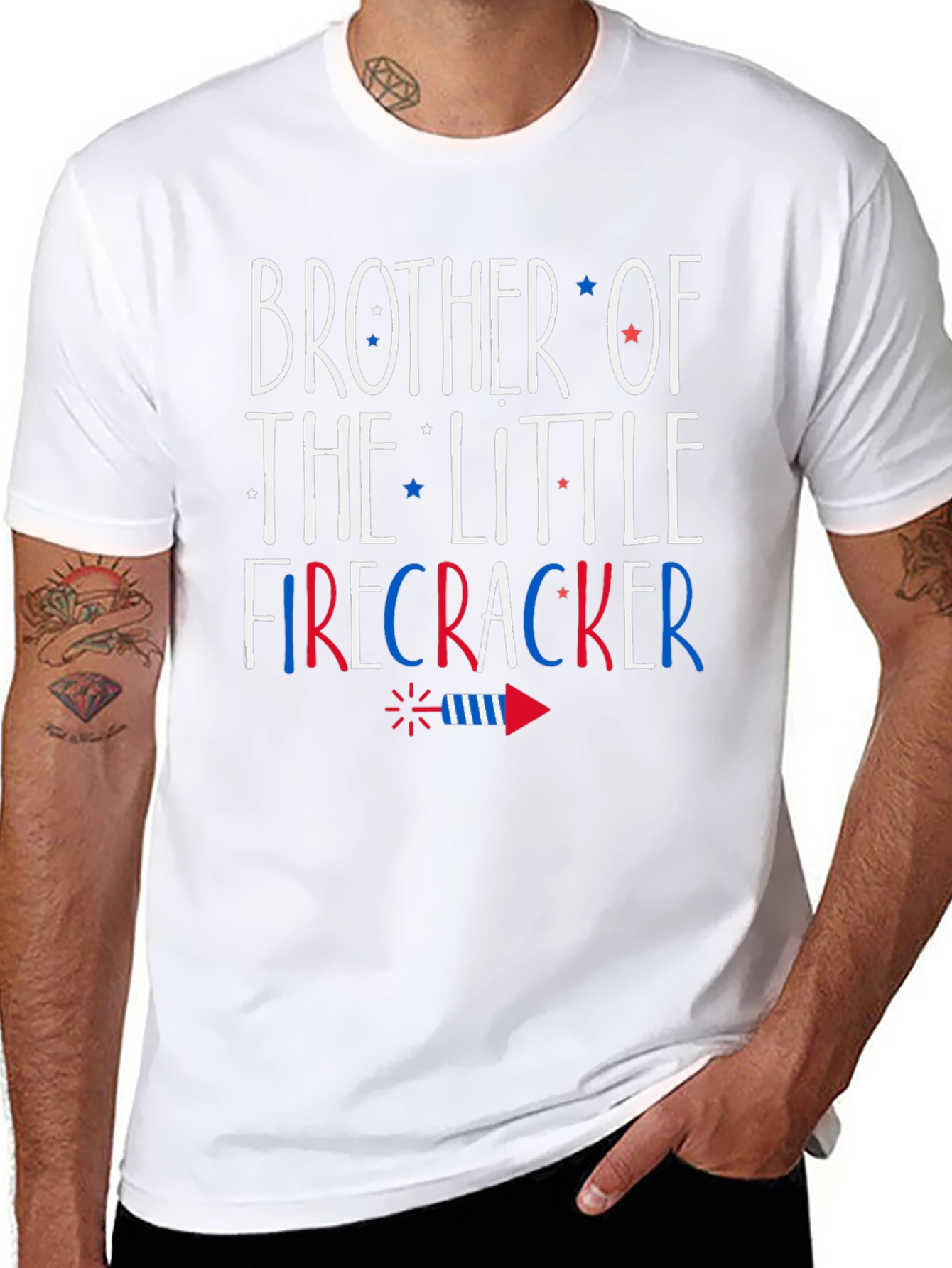 Camiseta Hombre Hermano del Petardo Fiestas Patrias