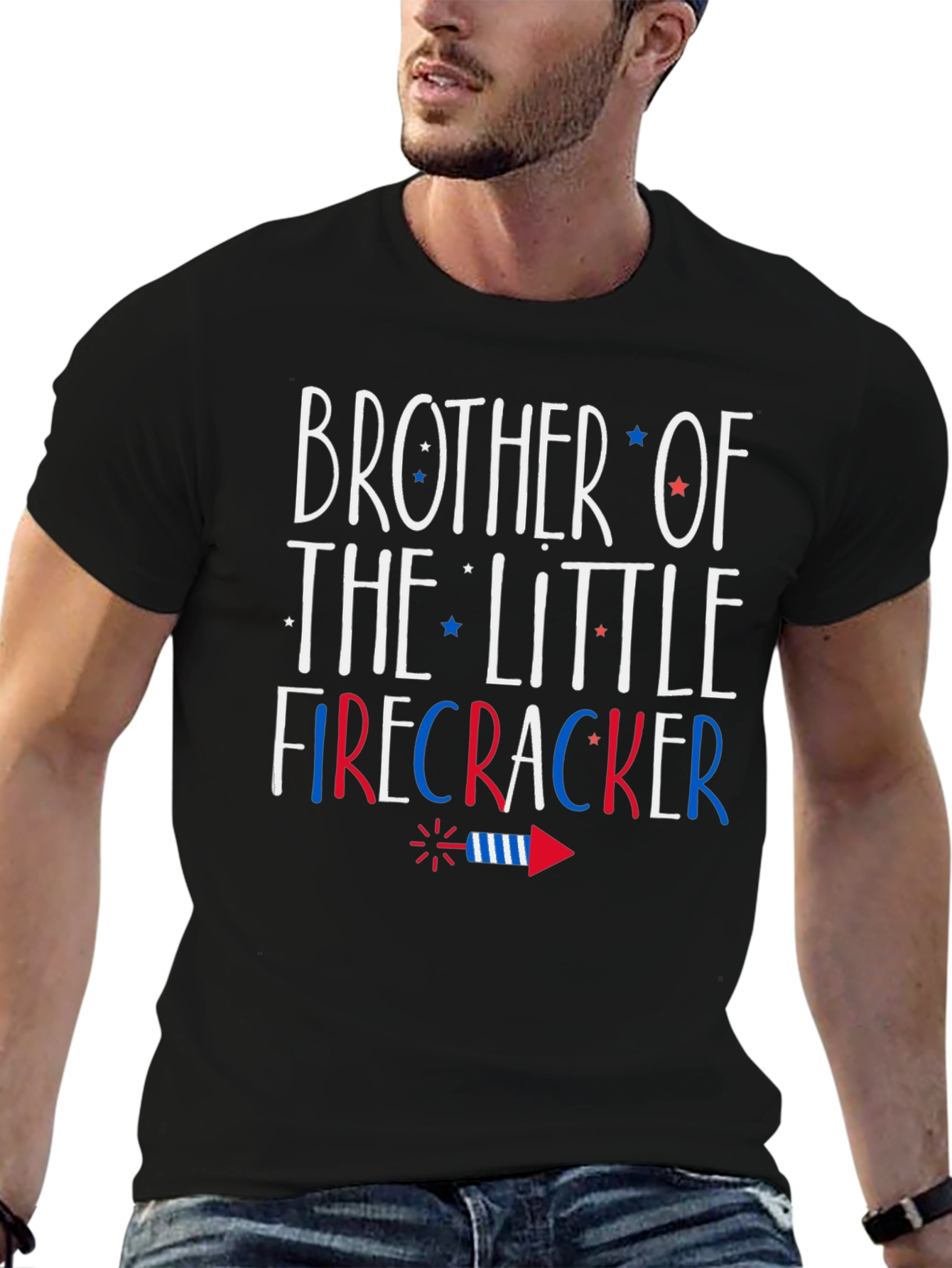 Camiseta Hombre Hermano del Petardo Fiestas Patrias