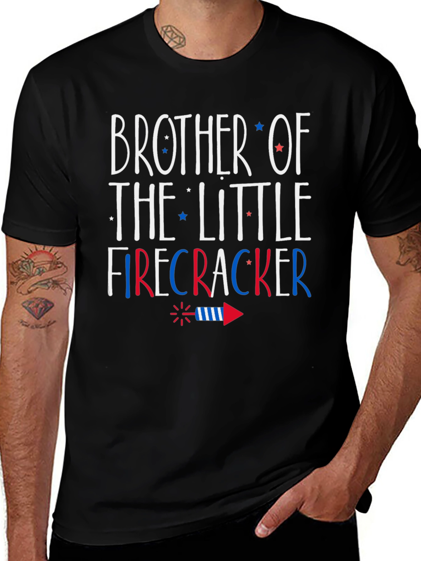 Camiseta Hombre Hermano del Petardo Fiestas Patrias
