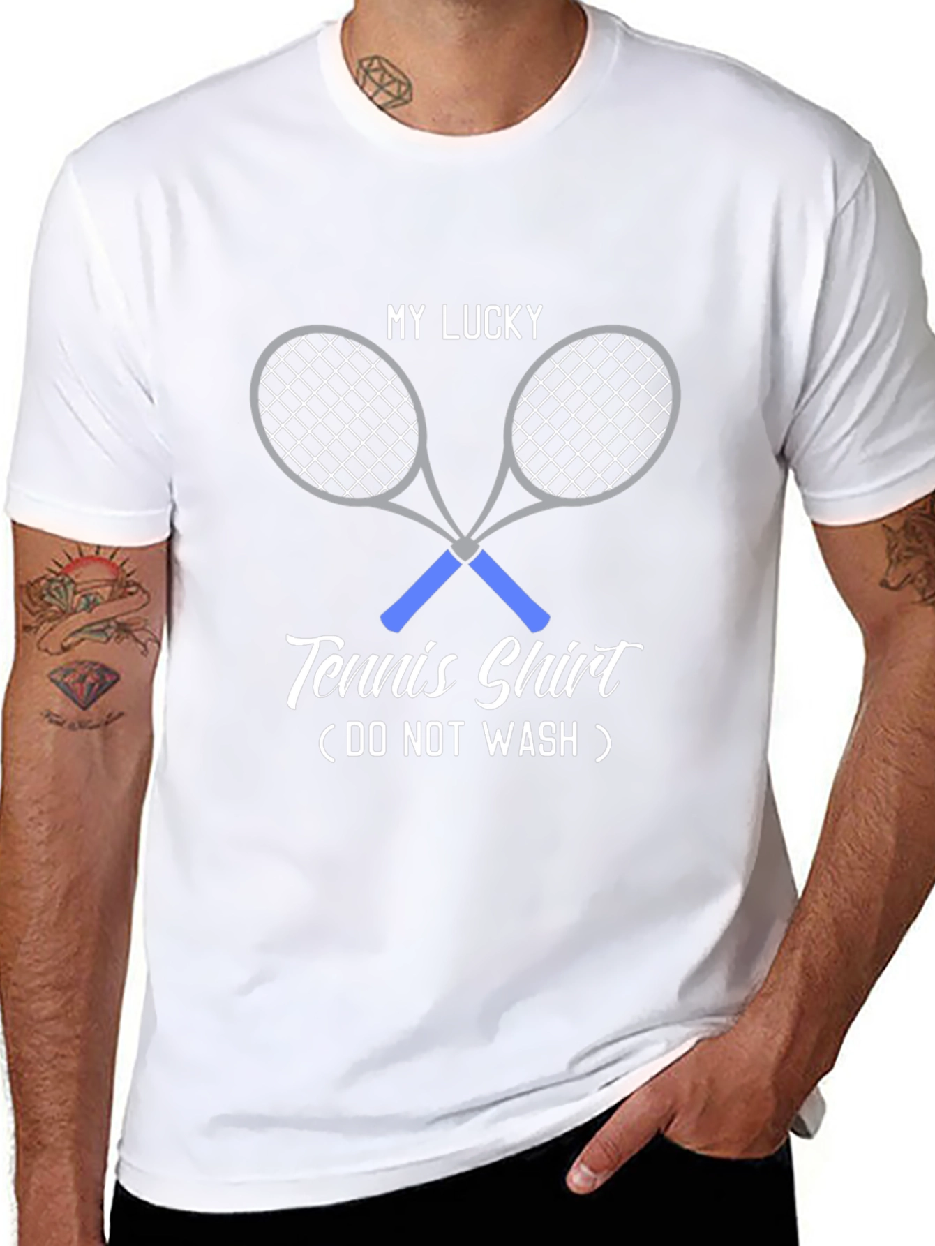 Camiseta de Tenis de la Suerte - ¡No Lavar!