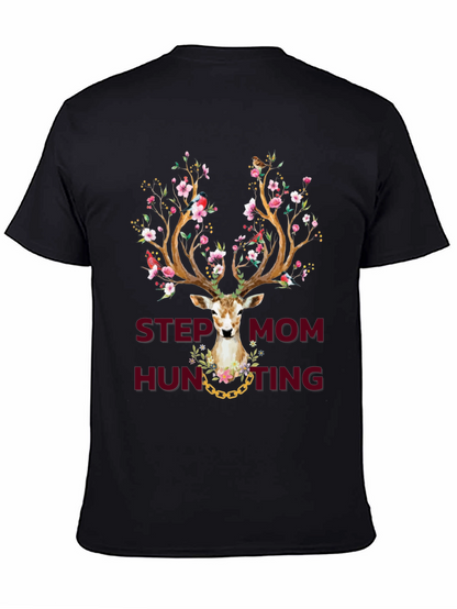 Camiseta Estampada Step Mom Hunting Ciervo Floral