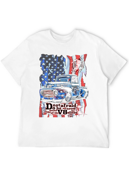 Camiseta Hombre: Clásico Americano Motor V8