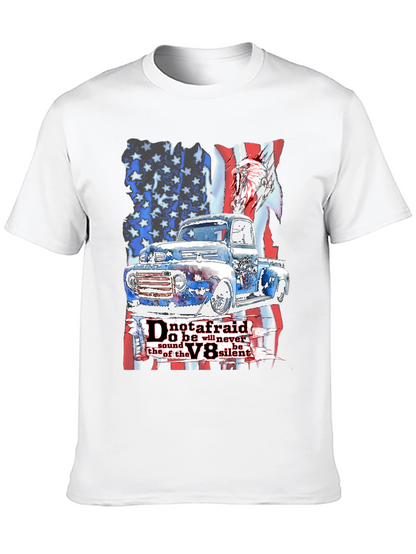 Camiseta Hombre: Clásico Americano Motor V8