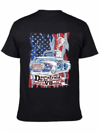 Camiseta Hombre: Clásico Americano Motor V8
