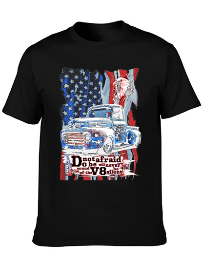 Camiseta Hombre: Clásico Americano Motor V8