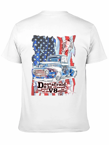 Camiseta Hombre: Clásico Americano Motor V8