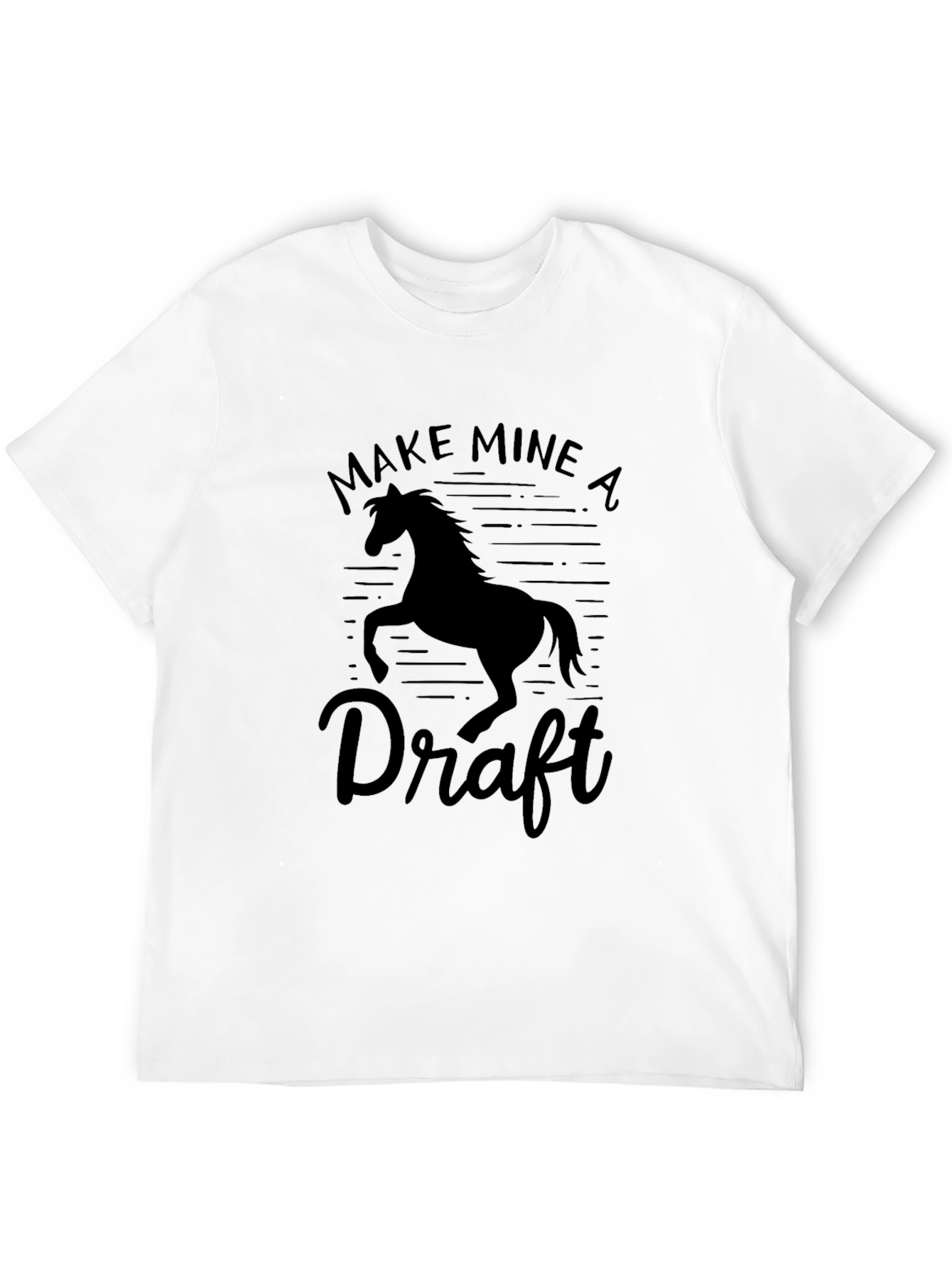 Camiseta Negra: Make Mine a Draft