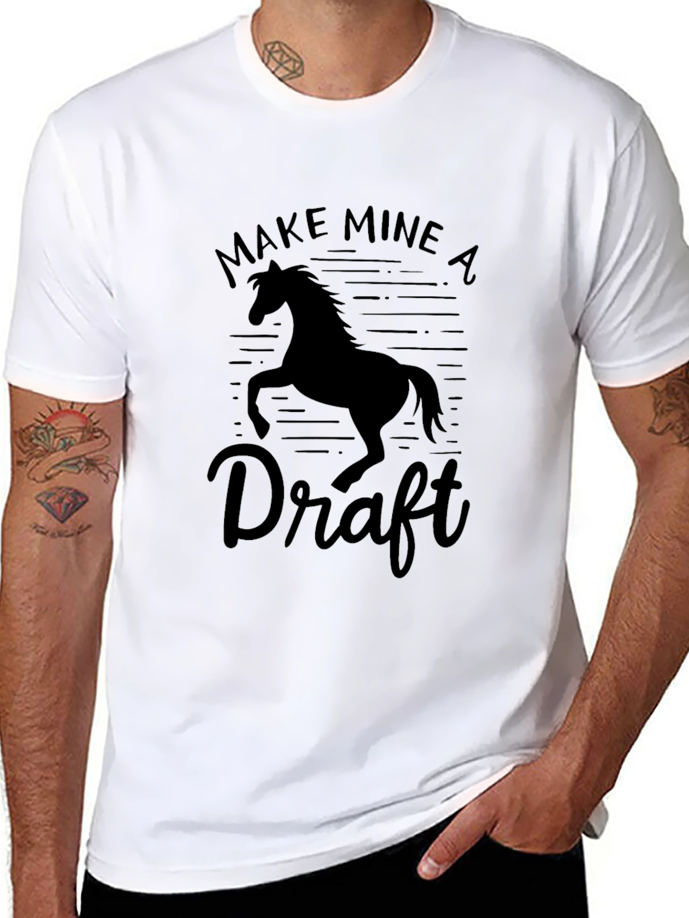 Camiseta Negra: Make Mine a Draft