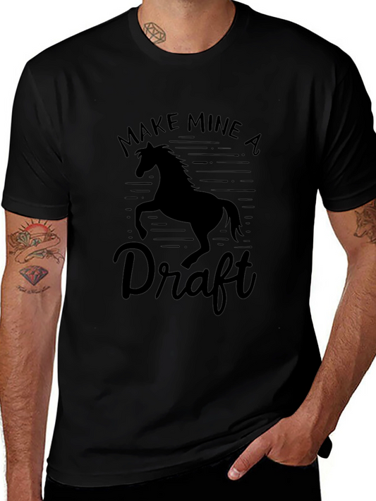 Camiseta Negra: Make Mine a Draft