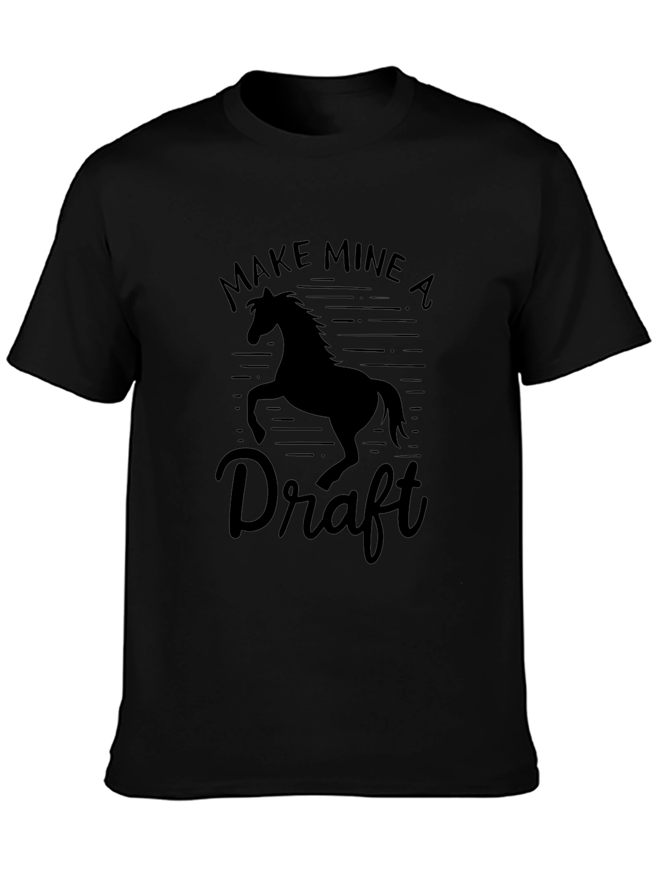 Camiseta Negra: Make Mine a Draft