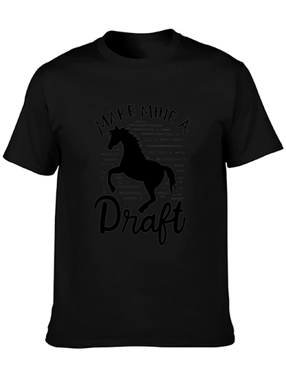 Camiseta Negra: Make Mine a Draft