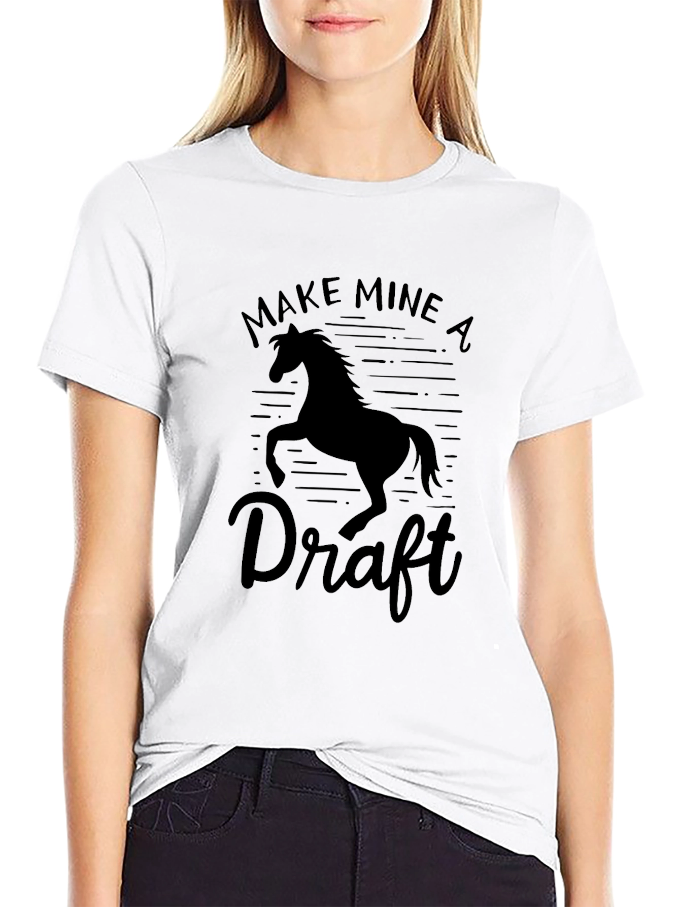 Camiseta Negra: Make Mine a Draft