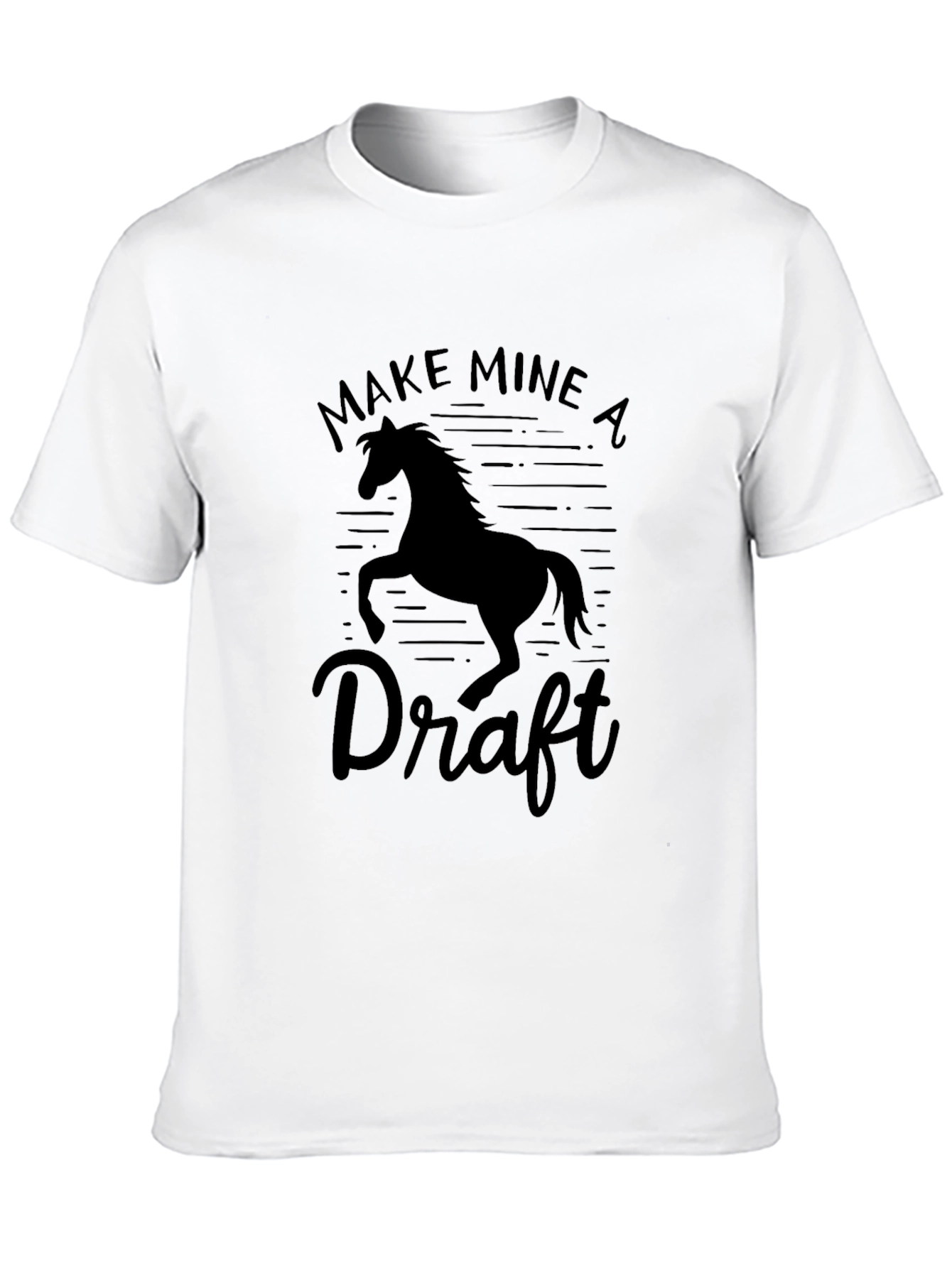 Camiseta Negra: Make Mine a Draft