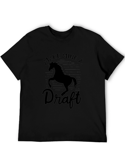 Camiseta Negra: Make Mine a Draft