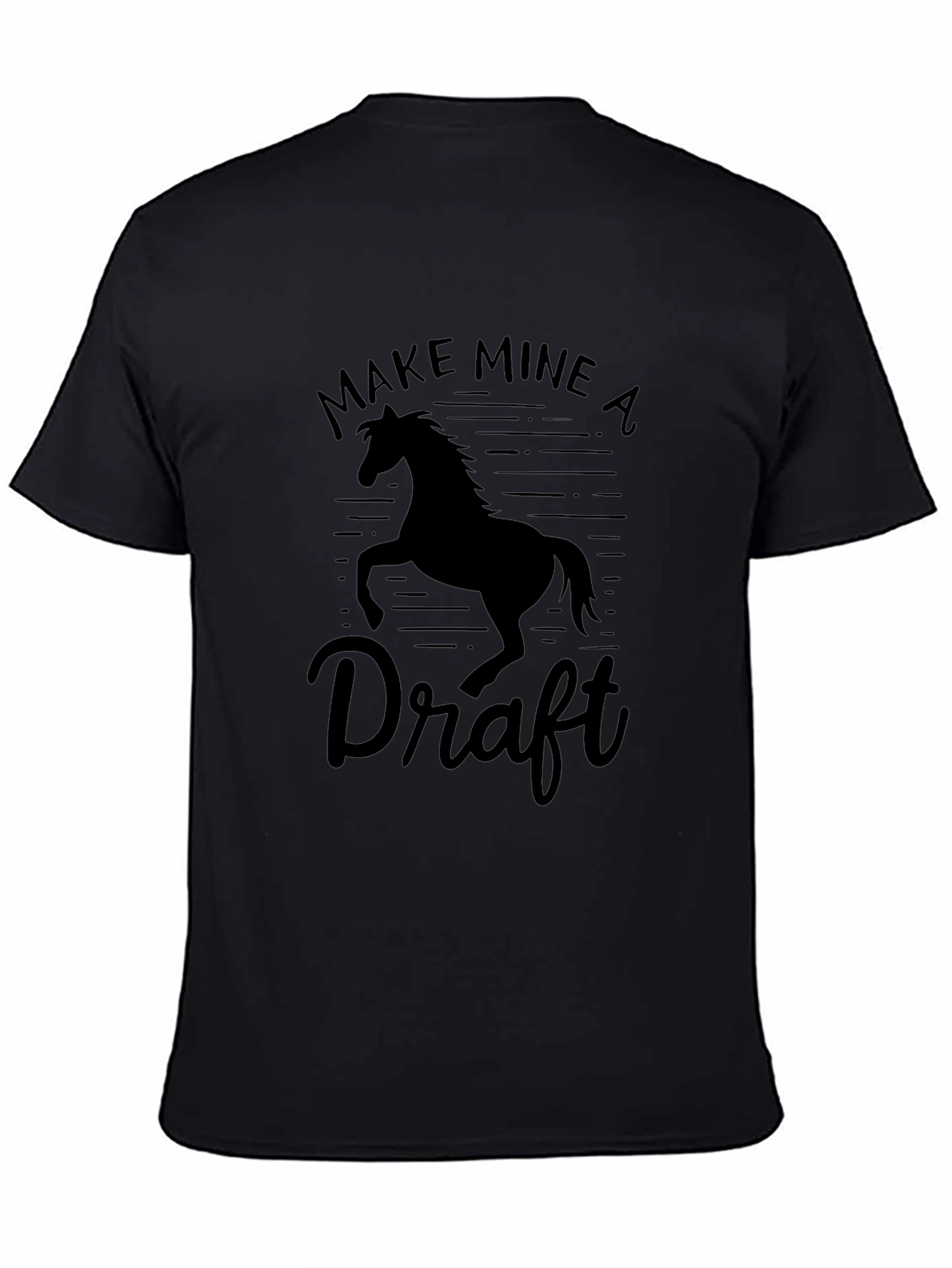 Camiseta Negra: Make Mine a Draft