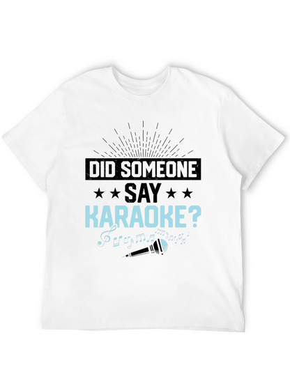 Camiseta Negra: ¿Alguien Dijo Karaoke?