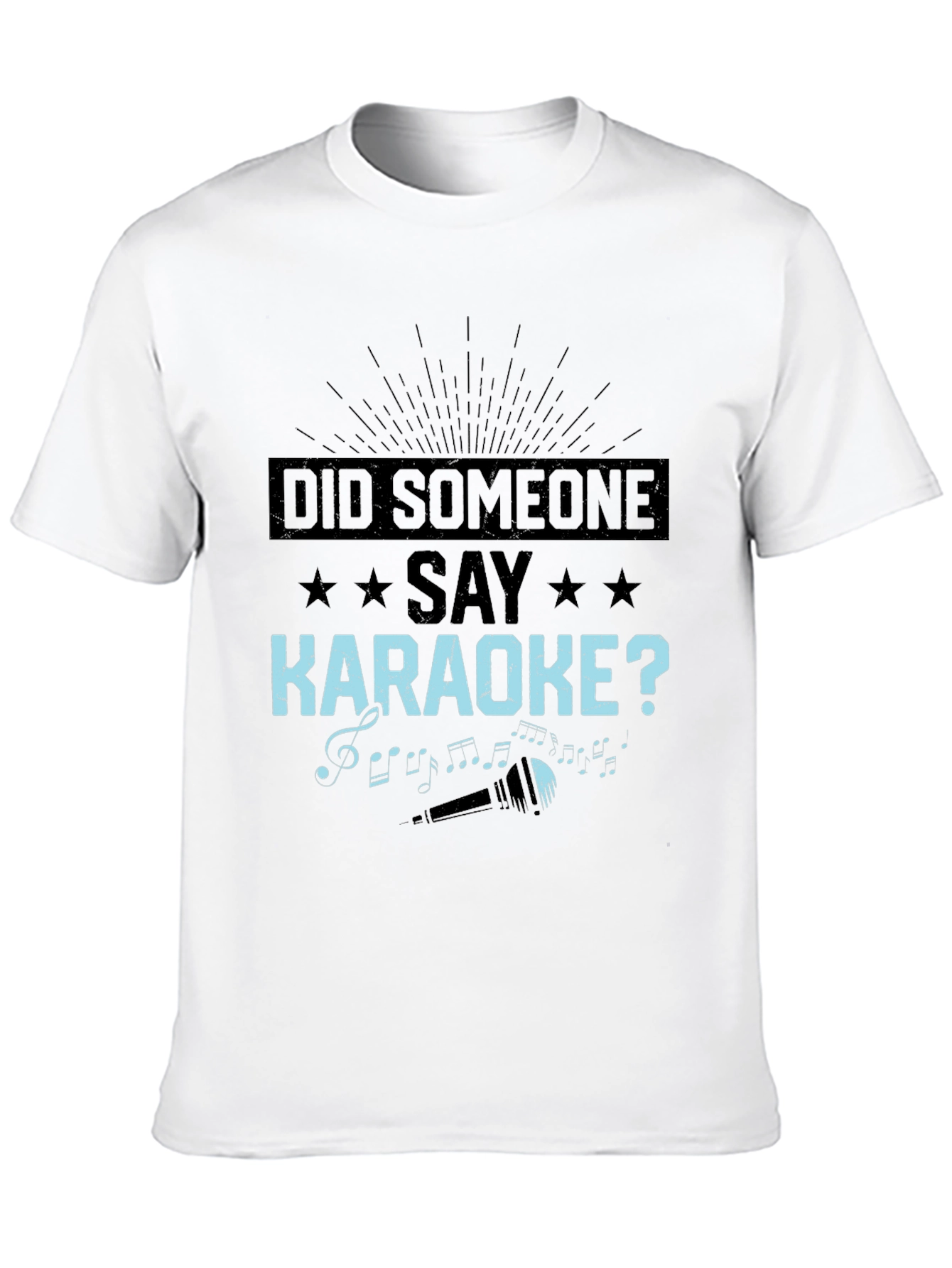 Camiseta Negra: ¿Alguien Dijo Karaoke?