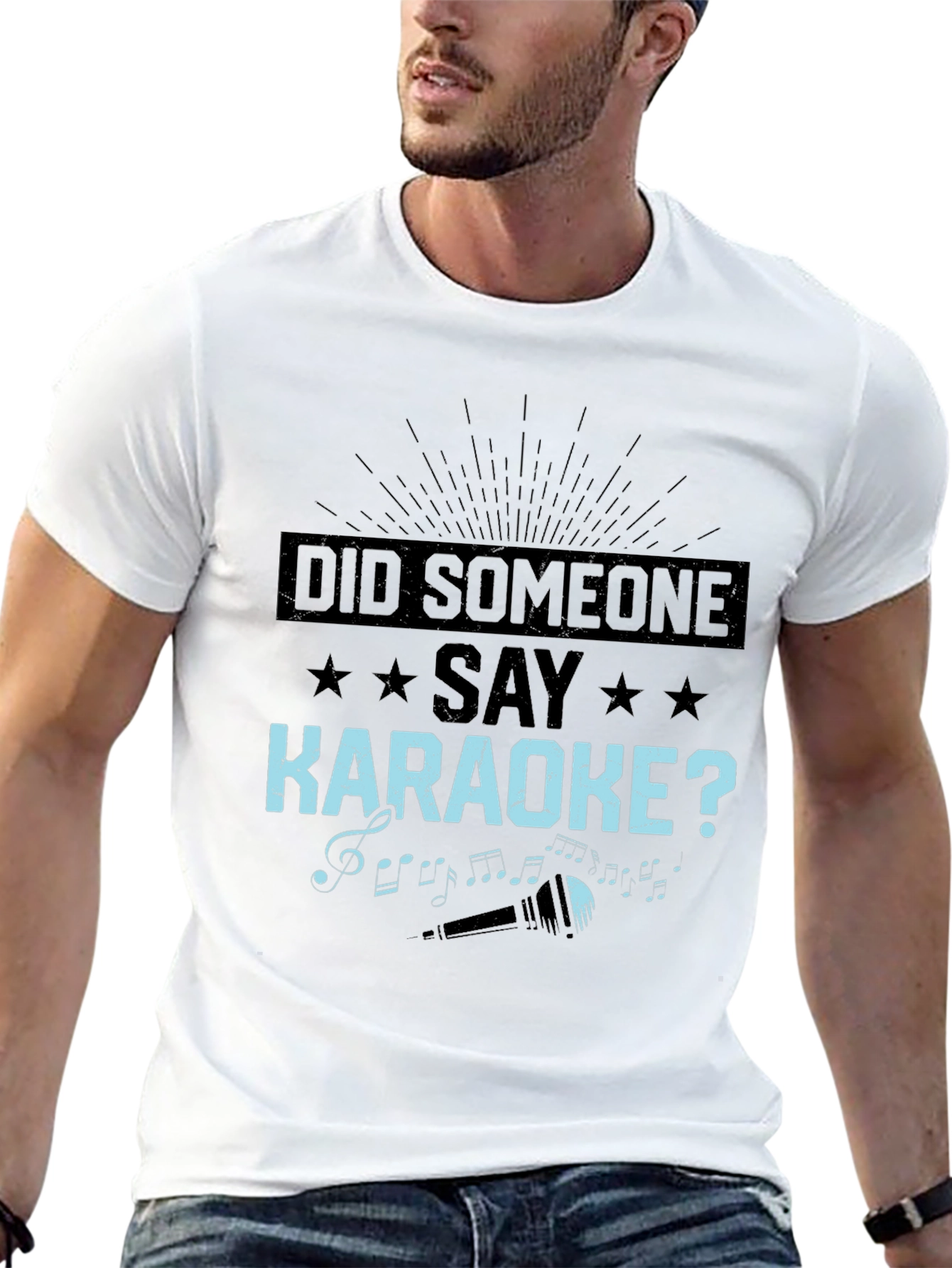 Camiseta Negra: ¿Alguien Dijo Karaoke?