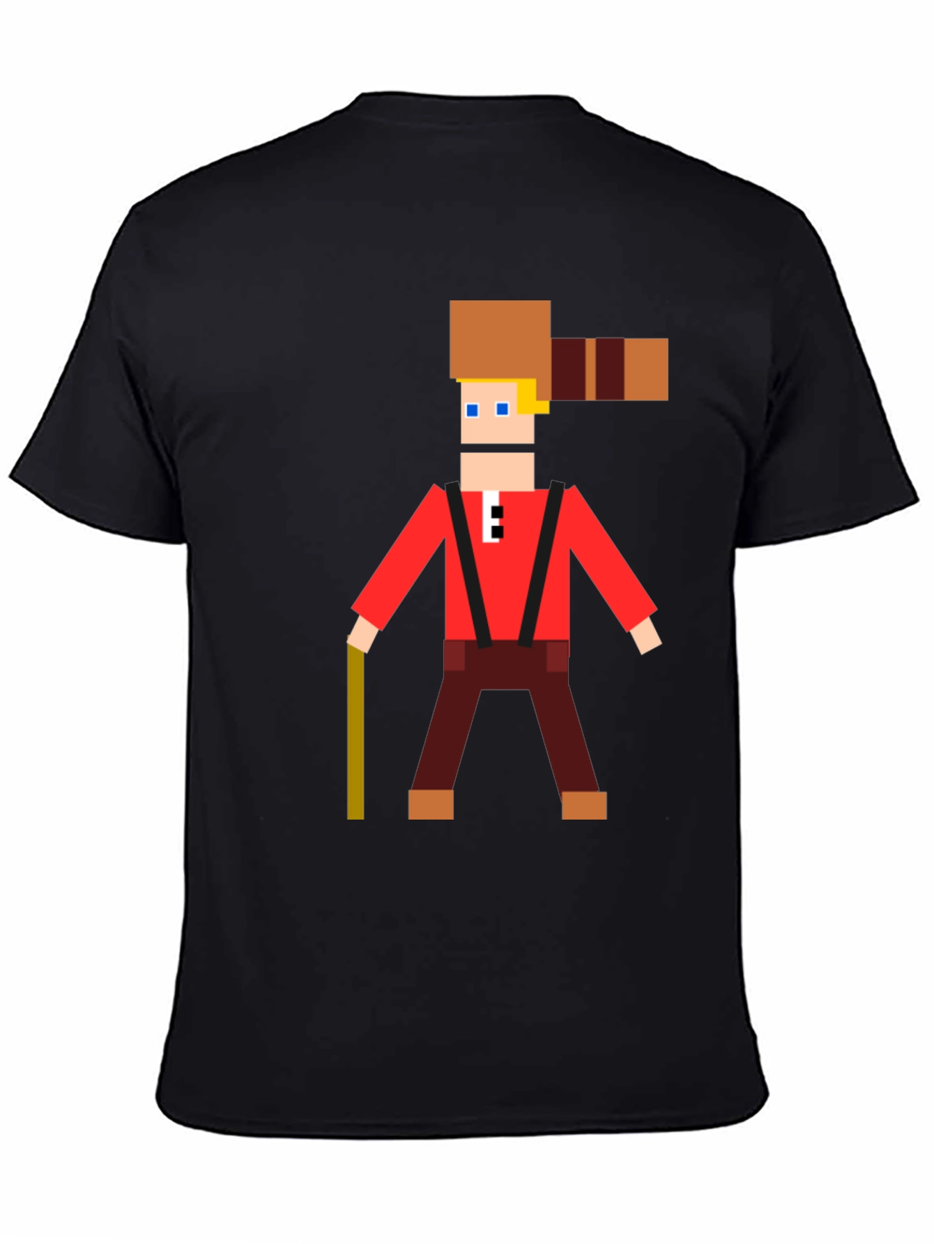 Camiseta Hombre Diseño Pixel Lumberjack