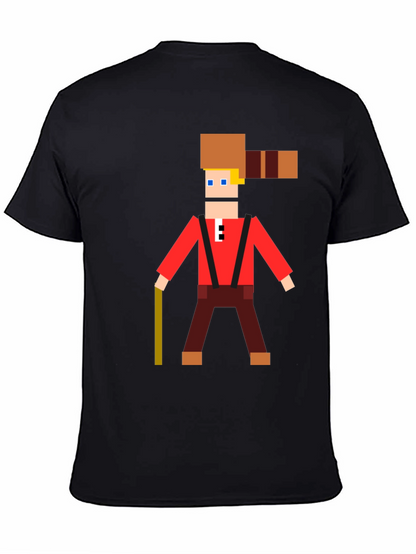 Camiseta Hombre Diseño Pixel Lumberjack