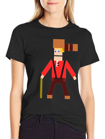 Camiseta Hombre Diseño Pixel Lumberjack