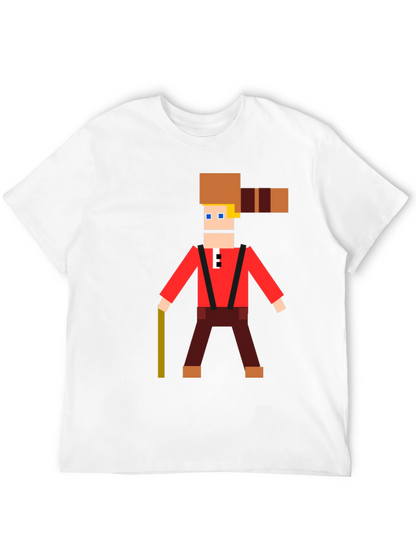 Camiseta Hombre Diseño Pixel Lumberjack