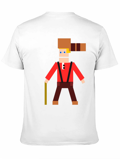 Camiseta Hombre Diseño Pixel Lumberjack