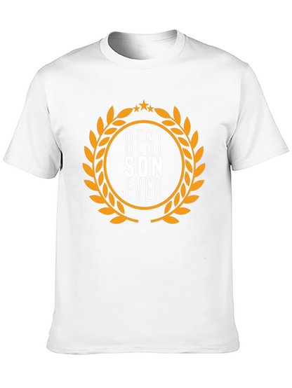 Camiseta Negra Best Son Ever - Regalo Ideal Hijo