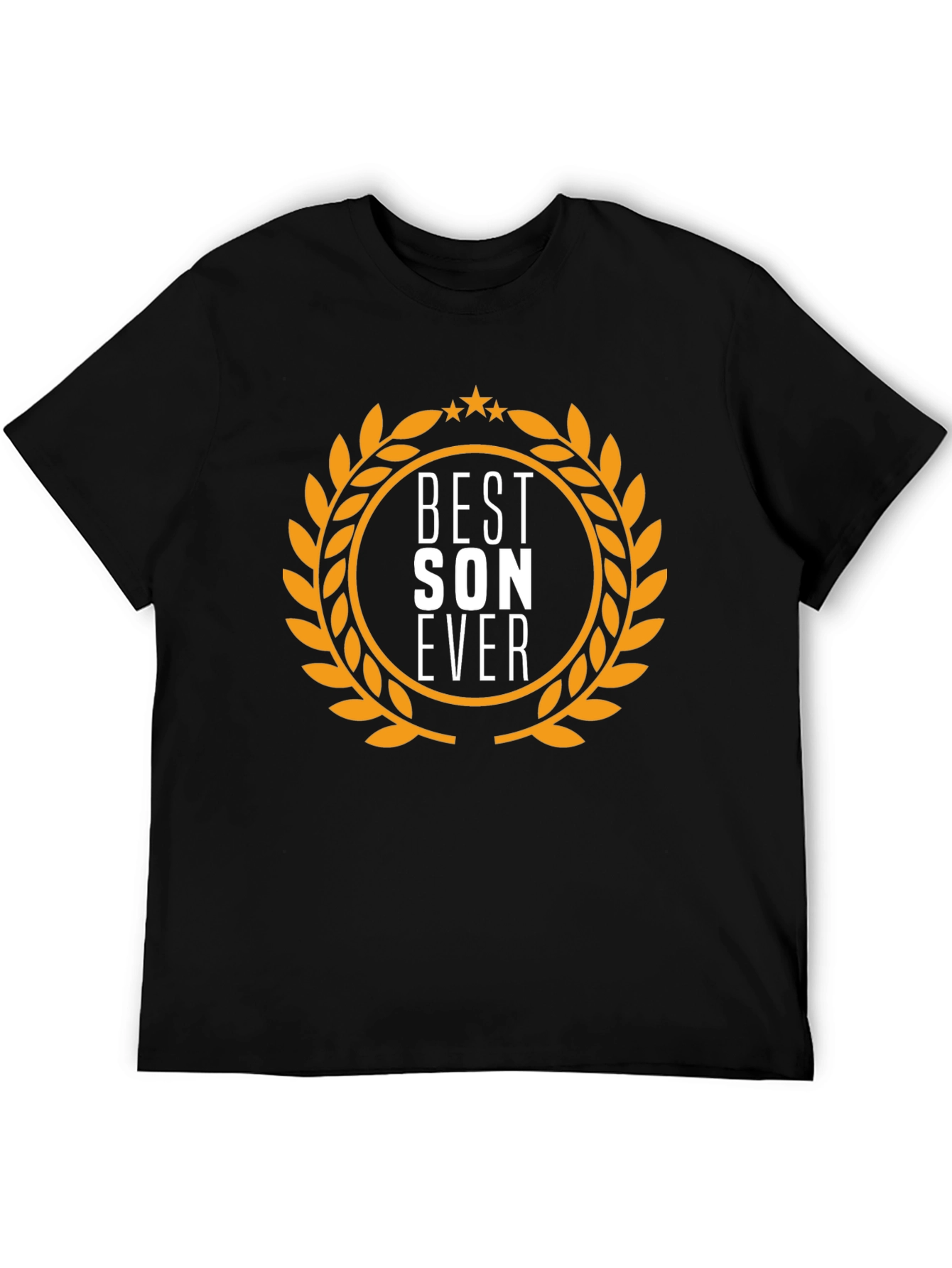 Camiseta Negra Best Son Ever - Regalo Ideal Hijo