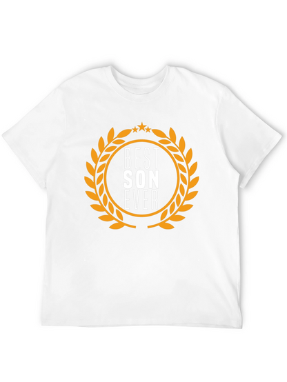 Camiseta Negra Best Son Ever - Regalo Ideal Hijo