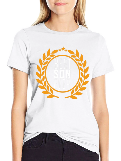 Camiseta Negra Best Son Ever - Regalo Ideal Hijo