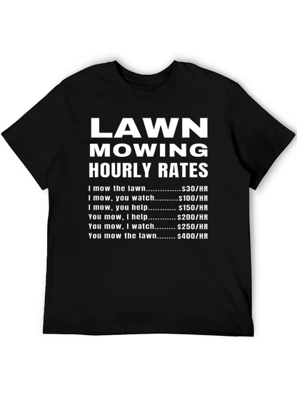 Camiseta Tarifas de Corte de Césped